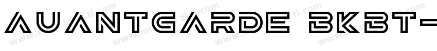 AuantGarde BKBT字体转换